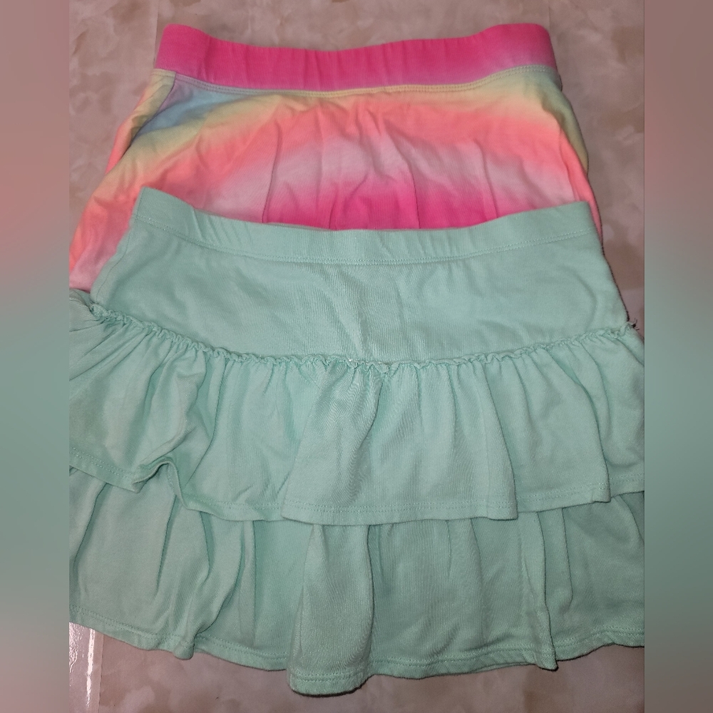 Girls 10/12 Skirts Rainbow and Mint